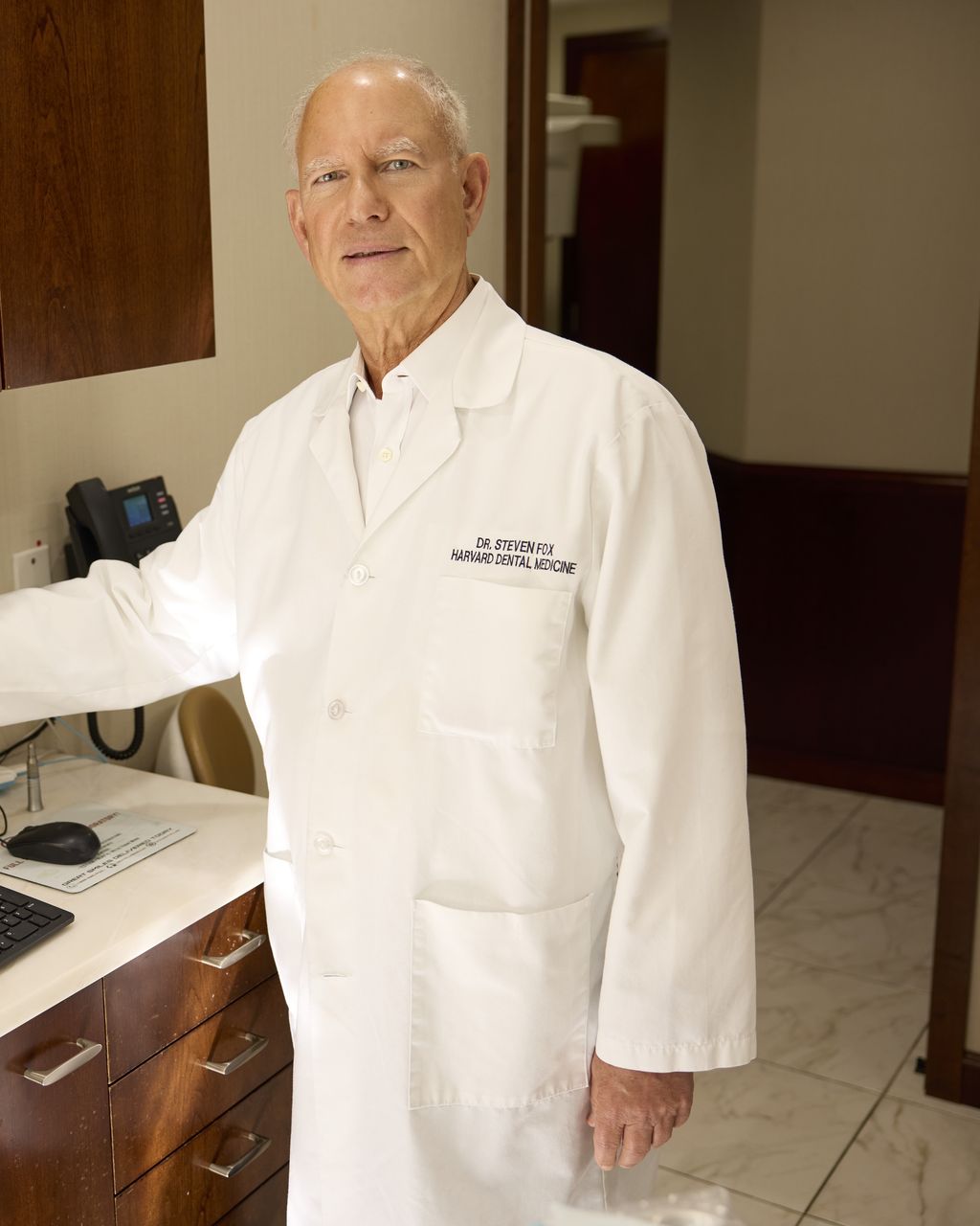 Dr. Steven Fox at his Midtown Manhattan practice